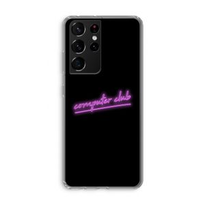 Vice Black: Samsung Galaxy S21 Ultra Transparant Hoesje