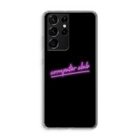 Vice Black: Samsung Galaxy S21 Ultra Transparant Hoesje