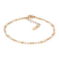 Kalli Enkelbandje Flat Dots Rosé Goud