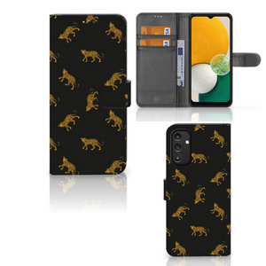 Telefoonhoesje met Pasjes voor Samsung Galaxy A14 5G Leopards