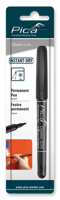 Pica 534/46 permanent pen | 1,0mm | rond | zwart | blister - pi53446sb