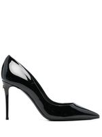 Dolce & Gabbana escarpins Cardinale 90 mm en cuir verni - Noir