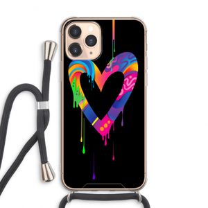 Melts My Heart: iPhone 11 Pro Max Transparant Hoesje met koord