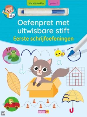 Oefenpret Met Uitwisbare Stift Eerste Schrijfoefeningen