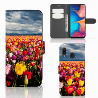 Samsung Galaxy A30 Hoesje Tulpen - thumbnail