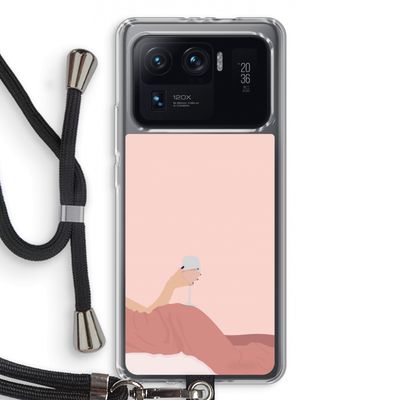 Wine: Xiaomi Mi 11 Ultra Transparant Hoesje met koord