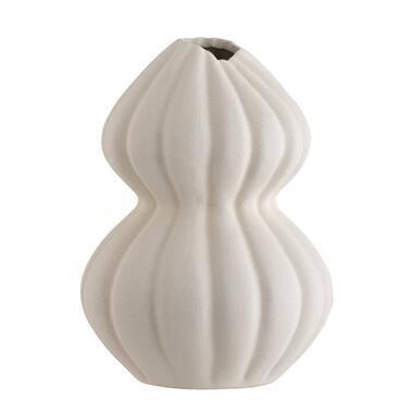 Vaas Sereen - off-white - keramiek - 26xØ18,5 cm - Leen Bakker