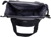 BASIL shopper xl - sportieve en trendy fietstas voor boodschappen en strand, zwart/antraciet, 20l