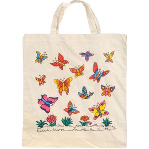 katoenen tas vlinder