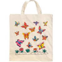 katoenen tas vlinder