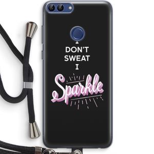 Sparkle quote: Huawei P Smart (2018) Transparant Hoesje met koord