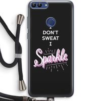 Sparkle quote: Huawei P Smart (2018) Transparant Hoesje met koord