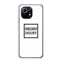 Negenduust vierkant: Xiaomi Mi 11 Transparant Hoesje