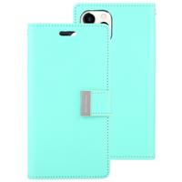 Voor iPhone 11 Pro MERCURY GOOSPERY RICH DIARY Crazy Horse textuur horizontale Flip lederen draagtas met houder & kaartsleuven & portemonnee (mintgroe