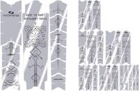 Unleazhed Unscratch Frame Protector Film - Runes of Shred Black Glossy