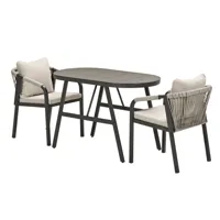 Terni balkon set 3-dlg