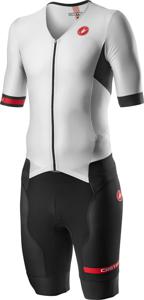 Castelli Free Sanremo 2 trisuit korte mouwen wit/zwart heren XXXL