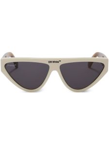 Off-White Eyewear lunettes de soleil Gustav à monture papillon - Blanc