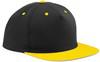 Beechfield CB610c 5 Panel Contrast Snapback - Black/Yellow - One Size