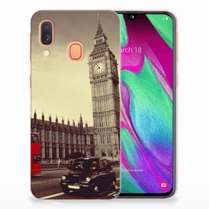 Samsung Galaxy A40 Siliconen Back Cover Londen