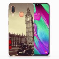 Samsung Galaxy A40 Siliconen Back Cover Londen