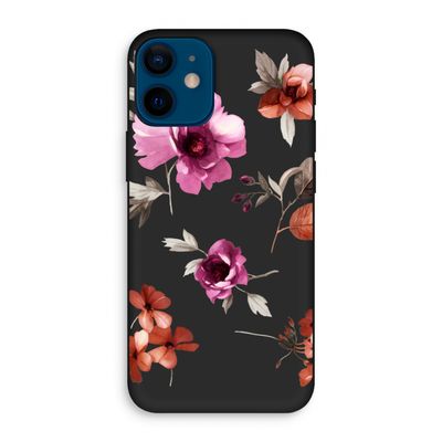 Geschilderde bloemen: iPhone 12 mini Biologisch afbreekbaar hoesje