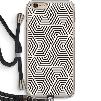 Magic pattern: iPhone 6 PLUS / 6S PLUS Transparant Hoesje met koord