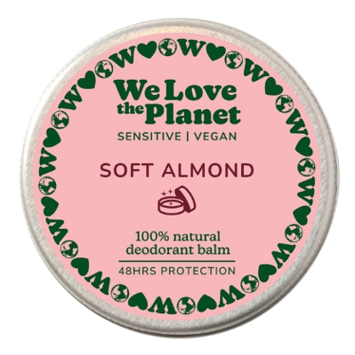 We Love The Planet Soft Almond Deodorant Balm