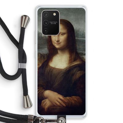 Mona Lisa: Samsung Galaxy S10 Lite Transparant Hoesje met koord