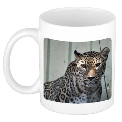 Foto mok gevlekte jaguar mok / beker 300 ml - Cadeau jaguars liefhebber - feest mokken