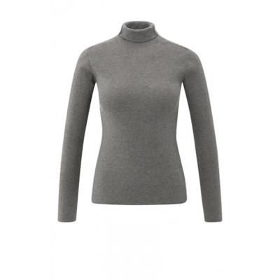 YAYA - Grijs | unisex | Trui | Grijs | L | regular | Kamst mode