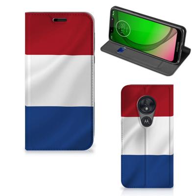 Motorola Moto G7 Play | Standcase | Nederlandse Vlag