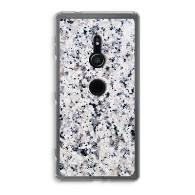 Gespikkelde marmer: Sony Xperia XZ2 Transparant Hoesje