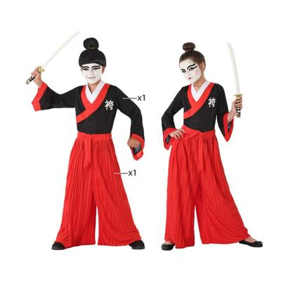 Kostuums voor Kinderen Rood Japanse - Maat: 5-6 Jaar - Maat: 5-6 Jaar