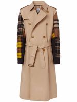 Burberry trench à design patchwork - Marron - thumbnail