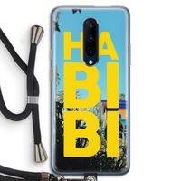 Habibi Majorelle : OnePlus 7 Pro Transparant Hoesje met koord