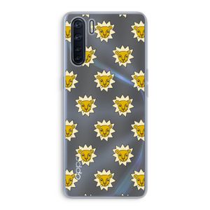 Leeuwenkoppen: Oppo A91 Transparant Hoesje