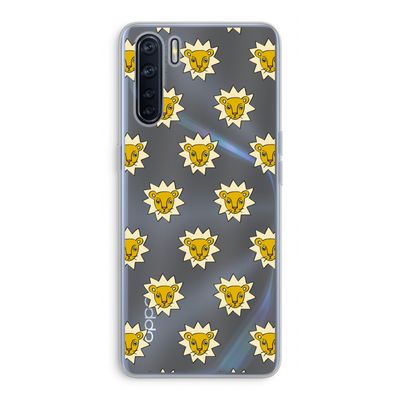 Leeuwenkoppen: Oppo A91 Transparant Hoesje