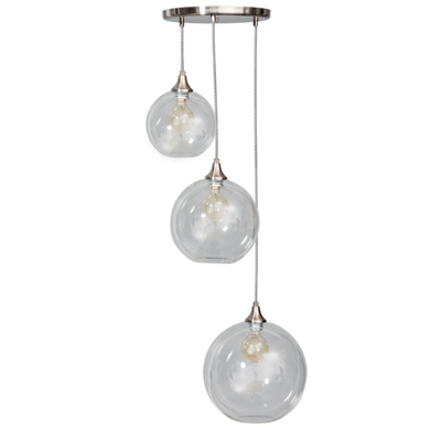 Hanglamp Calvello glas 3 lichts