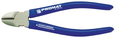 Promat Zijsnijtang | lengte 160 mm | hoofd gepolijst | kunststof mantel max. 2 mm - 4000810103 4000810103
