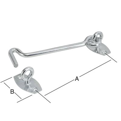 Windhaak 20 cm gegalvaniseerd Tuindeco - Tuindeco