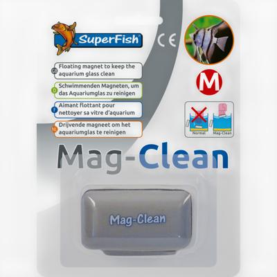 Superfish Mag Clean Middel - Veilige Drijvende Aquariumglasreiniger voor Kristalhelder Zicht