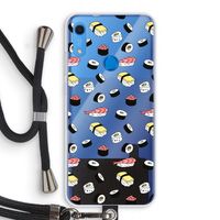 Sushi time: Huawei Y6s Transparant Hoesje met koord