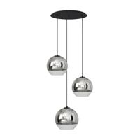 Lyora 3-lichts bol hanglampGlobe Plus verchroomd - 7607