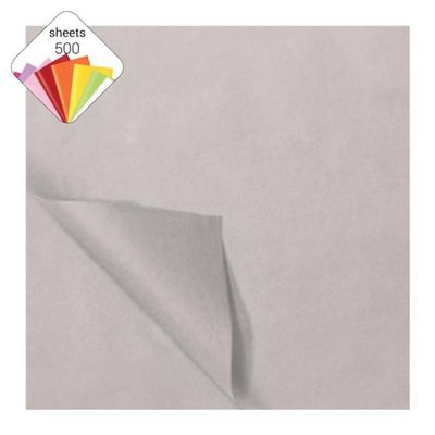 Haza Original zijdevloeipapier 500 vellen 50 x 70 cm zilver