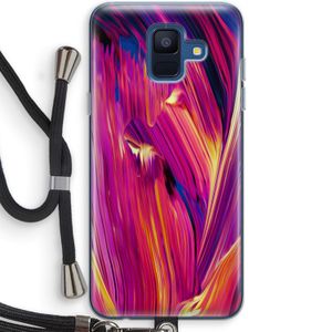 Phoenix: Samsung Galaxy A6 (2018) Transparant Hoesje met koord