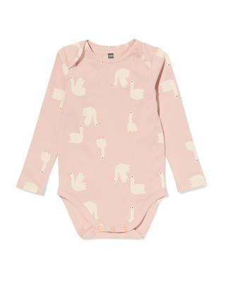 HEMA Romper met stretch ganzen roze (roze)