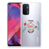 OPPO A93 5G Telefoonhoesje met Naam Boho Summer