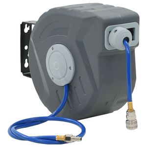 VidaXL Automatische luchthaspel 1/4" 12 m