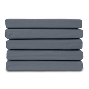 Ten Cate Katoensatijnen Hoeslaken - 90x220 - Donker Blauw